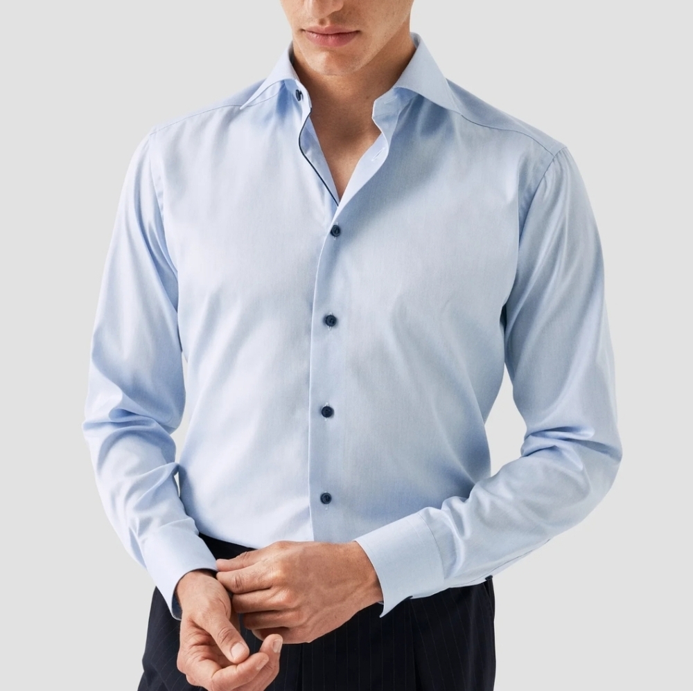 Eton Solid Signature Twill Shirt